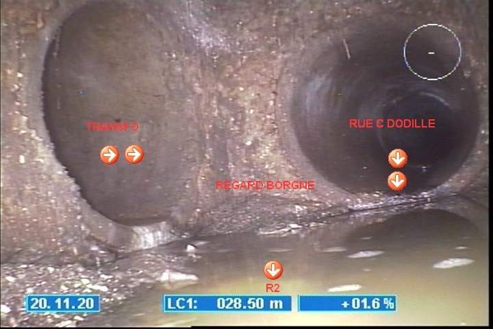 Inspection télévisée canalisation Chagny