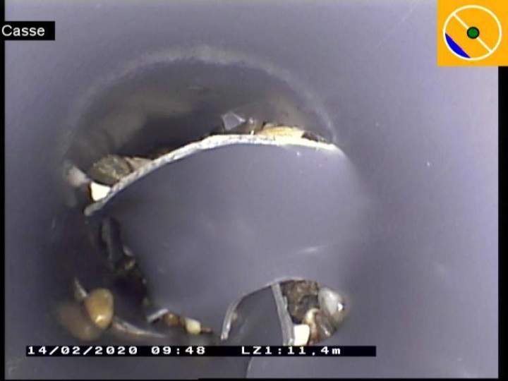 Inspection télévisée canalisation Chagny