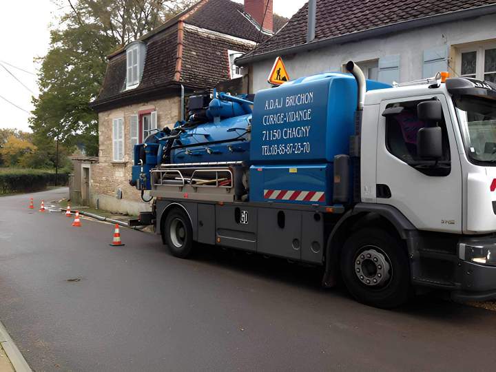 Nettoyage de canalisations d’eaux usées à Chagny