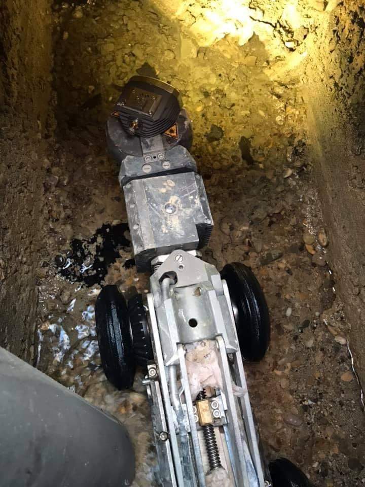 Engin d'inspection canalisation Chagny